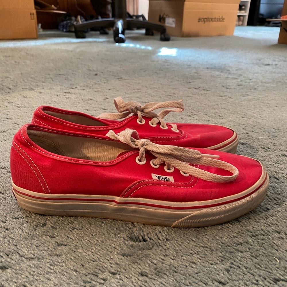Red Vans - Picture 4 of 6